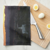 Sunrise over het landschap St. George Utah Theedoek (Quarter Fold)