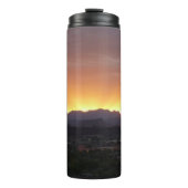 Sunrise over het landschap St. George Utah Thermosbeker (Voorkant)