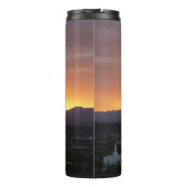 Sunrise over het landschap St. George Utah Thermosbeker (Achterkant)