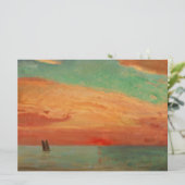 Sunrise over het oostelijk Zee (Aziatische kunst) Kaart (Staand voorkant)