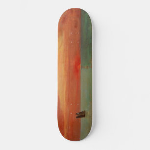 Sunrise over het oostelijk Zee (Aziatische kunst)  Persoonlijk Skateboard