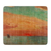 Sunrise over het oostelijk Zee (Aziatische kunst)  Snijplank (Voorkant)