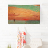 Sunrise over het oostelijk Zee (Aziatische kunst)  Spandoek (Insitu)