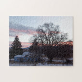 Sunrise over het Ranch House Legpuzzel (Horizontaal)