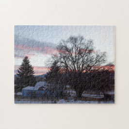 Sunrise over het Ranch House Legpuzzel