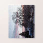 Sunrise over het Ranch House Legpuzzel (Verticaal)