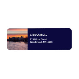 Sunrise over Ile de la Cite en Notre Dame - Parijs Etiket