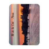 Sunrise over Ile de la Cite en Notre Dame - Parijs Magneet (Verticaal)