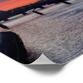 Sunrise over Ile de la Cite en Notre Dame - Parijs Poster (Hoek)