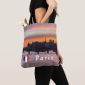 Sunrise over Ile de la Cite en Notre Dame - Parijs Tote Bag (Dichtbij)
