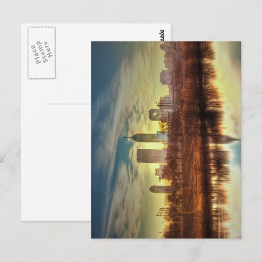Sunrise over Indianapolis, IN Briefkaart (Voorkant / Achterkant)