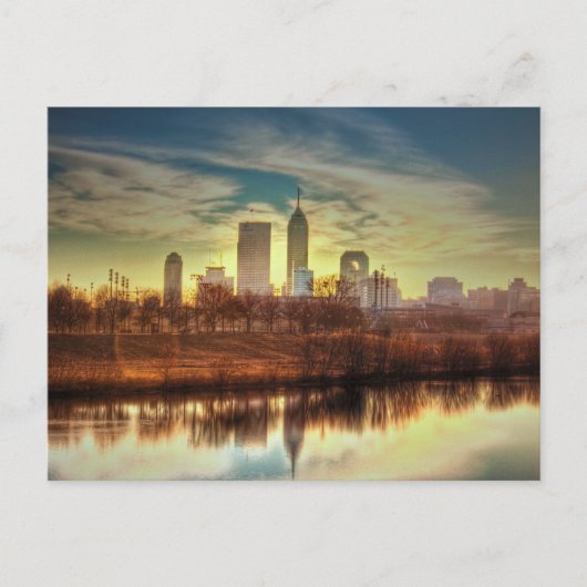 Sunrise over Indianapolis, IN Briefkaart (Voorkant)