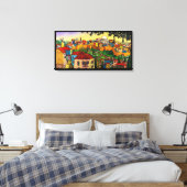 Sunrise over Jerusalem door Jonathan Kis-Lev Canvas Afdruk (Insitu (Slaapkamer))