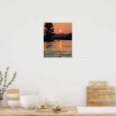 Sunrise Over Katun Poster (Keuken)