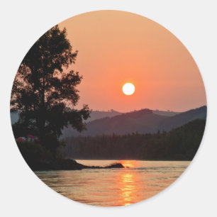 Sunrise Over Katun Ronde Sticker