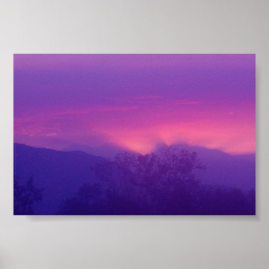 Sunrise Over LA Poster (Voorkant)