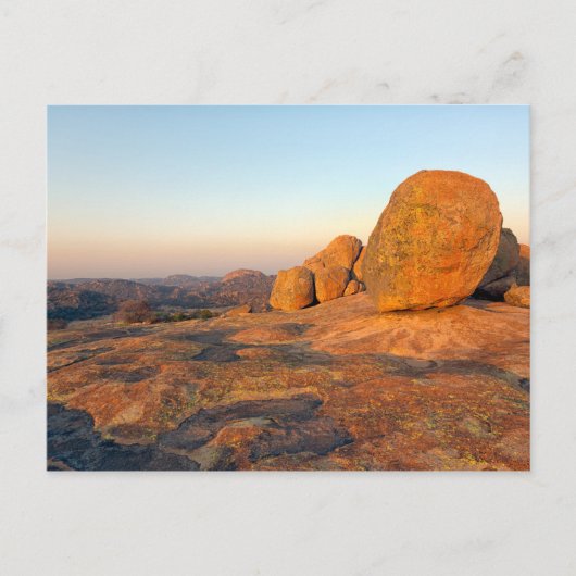Sunrise over Matobo Hills Briefkaart (Voorkant)