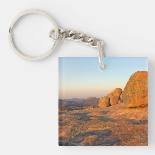 Sunrise over Matobo Hills Sleutelhanger (Voorkant)