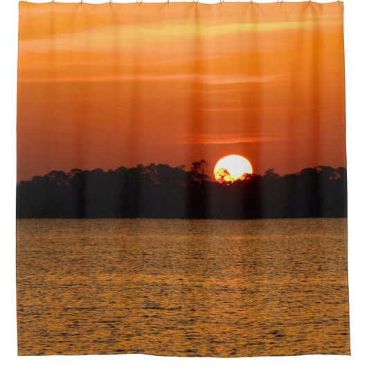 Sunrise Over Perdido Bay Douchegordijn (Voorkant)