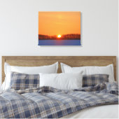 Sunrise Over Prairie | Manitoba, Canada Canvas Afdruk (Insitu (Slaapkamer))