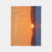 Sunrise Over Prairie | Manitoba, Canada Fleece Deken (Voorkant)