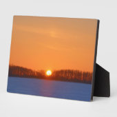 Sunrise Over Prairie | Manitoba, Canada Fotoplaat (Zijkant)