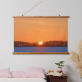 Sunrise Over Prairie | Manitoba, Canada Hangend Wandkleed (Slaapkamer)