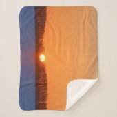 Sunrise Over Prairie | Manitoba, Canada Sherpa Deken (Voorkant)