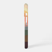 Sunrise Over Retro Hills iPhone 16 Hoesje (Linkerkant)