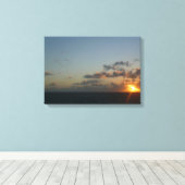 Sunrise over San Juan I Puerto Rico Canvas Afdruk (Insitu (Houten vloer))