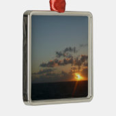 Sunrise over San Juan I Puerto Rico Metalen Ornament (Rechts)