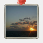 Sunrise over San Juan I Puerto Rico Metalen Ornament (Voorkant)