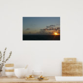 Sunrise over San Juan I Puerto Rico Poster (Keuken)