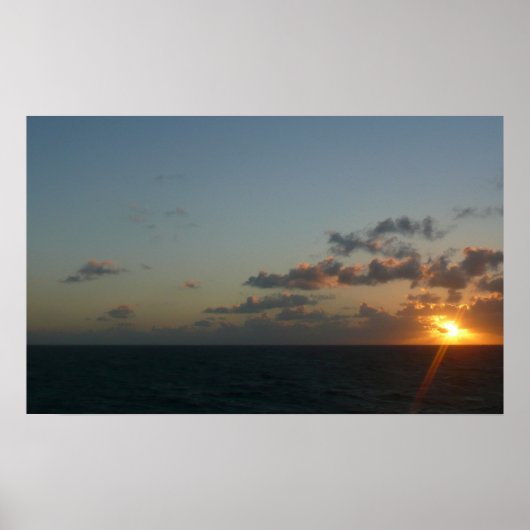 Sunrise over San Juan I Puerto Rico Poster (Voorkant)
