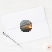Sunrise over San Juan I Puerto Rico Ronde Sticker (Envelop)