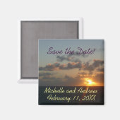Sunrise over San Juan Save the Date Magneet (Voorkant / Achterkant)
