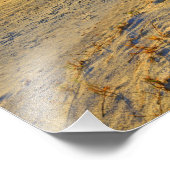 Sunrise Over Sand Dunes en Ocean Photo Print Foto Afdruk (Hoek)