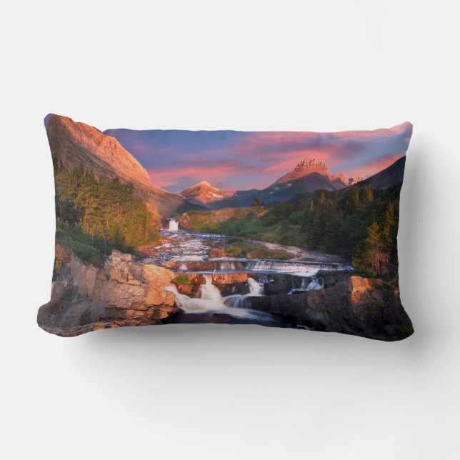Sunrise over Swiftcurrent Creek Kussen (Voorkant)