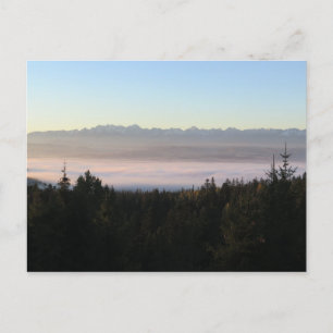 Sunrise over Tatras Briefkaart