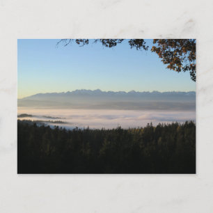 Sunrise over Tatras Briefkaart