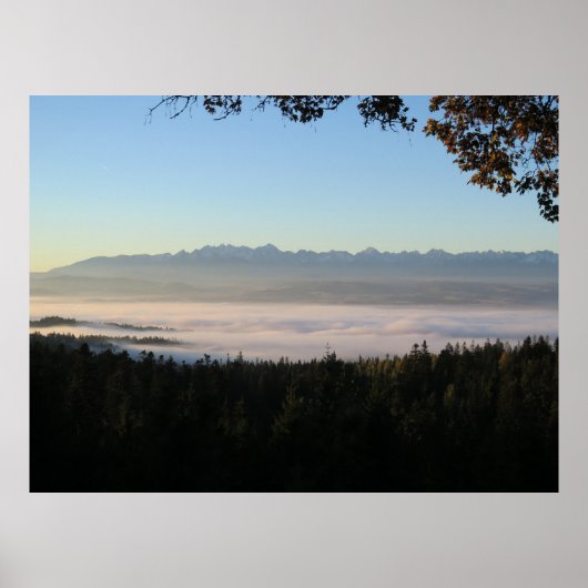 Sunrise over Tatras Poster (Voorkant)