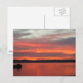 Sunrise over the Hudson. Briefkaart (Voorkant / Achterkant)