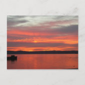 Sunrise over the Hudson. Briefkaart (Voorkant)