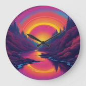 Sunrise Over The Lake Grote Klok (Voorkant)