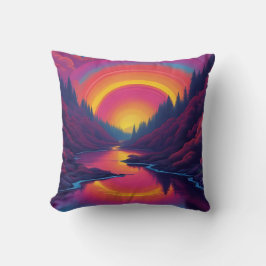 Sunrise Over The Lake Kussen