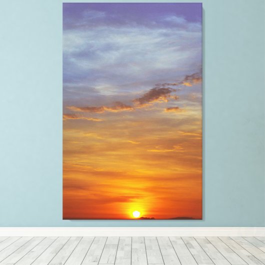 Sunrise Over the Nile Canvas Afdruk (Insitu (Houten vloer))