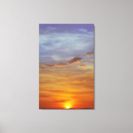 Sunrise Over the Nile Canvas Afdruk