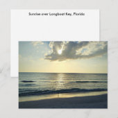 Sunrise Over The Quiet Shore Briefkaart (Voorkant / Achterkant)