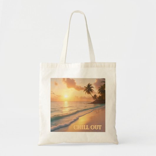 Sunrise Over The Shore - Plastic-Free Purpose Tas (Voorkant)