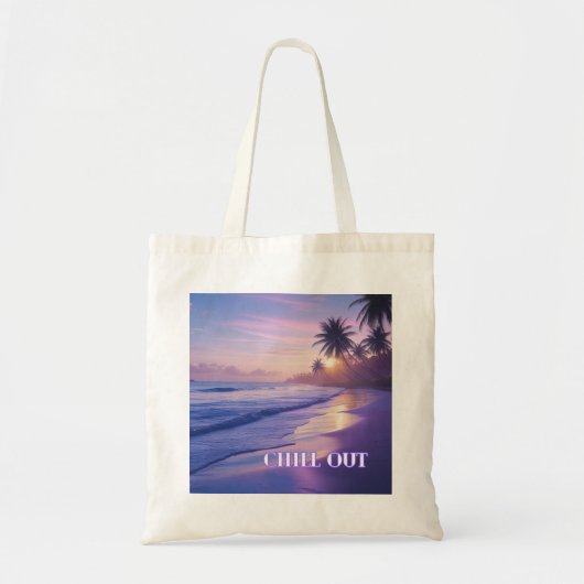 Sunrise Over The Shore - Plastic-Free Purpose Tas (Voorkant)